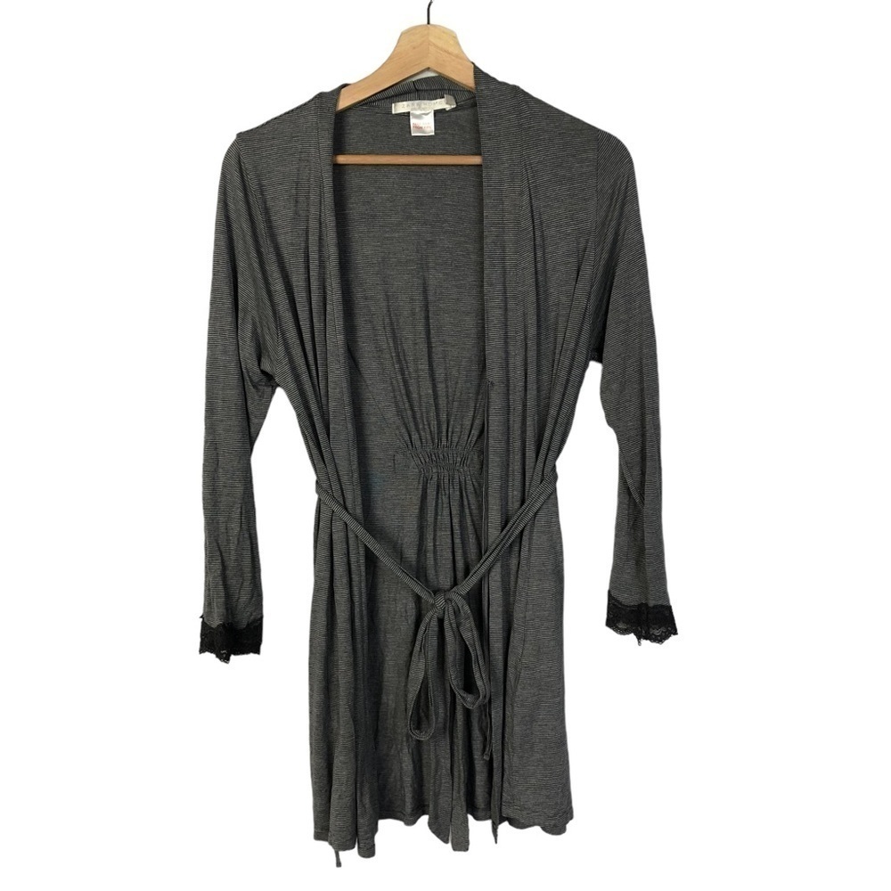 Zara Home Gray Long Sleeve Lounge Robe S